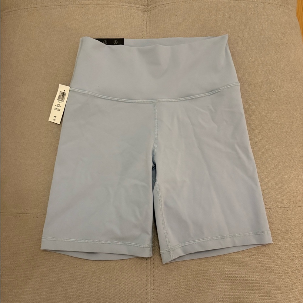 Aritzia Light Blue Bike Shorts